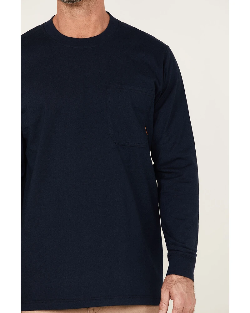 Hawx Men's Forge Long Sleeve Work Pocket T-Shirt - Tall