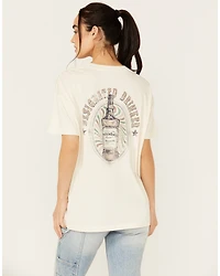 Cleo + Wolf Women's Avery Short Sleeve Boyfriend Graphic Tee