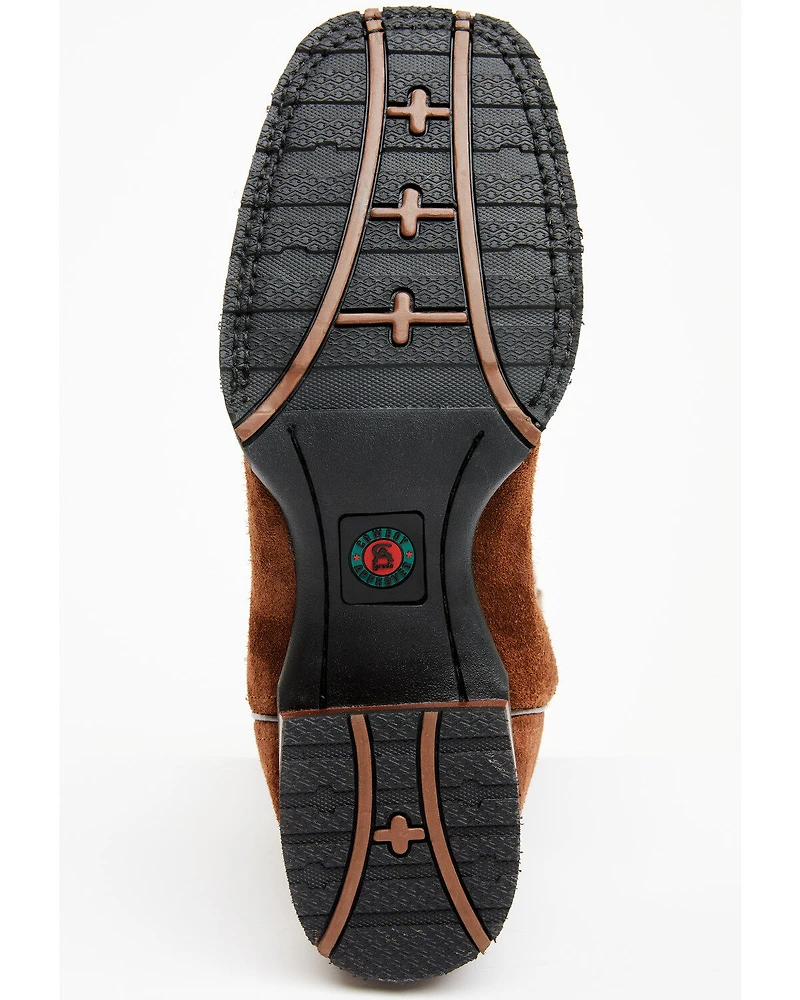 Laredo Men's Rigid Roughout Performance Western Boots - Broad Square Toe