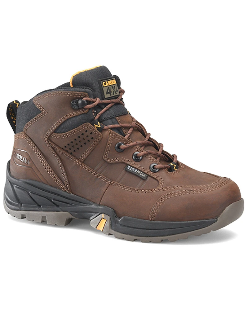 Carolina Men's Builder Waterproof Steel Lace-Up Hiking Boots - Soft Toe