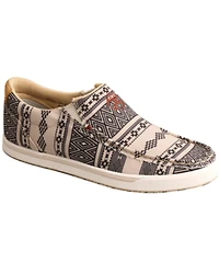 Hooey by Twisted X Women's Southwestern Print Casual Slip-On Lopers