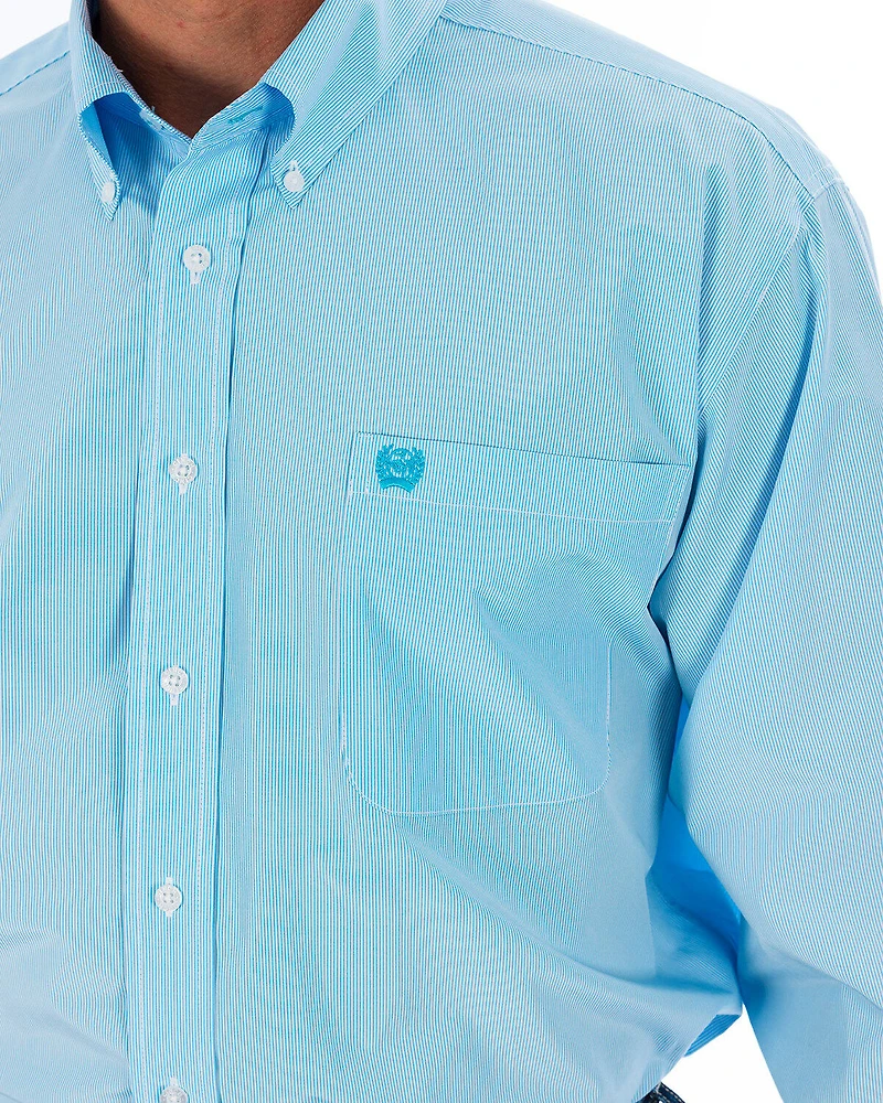 Cinch Men's Striped Print Shirt - Big & Tall