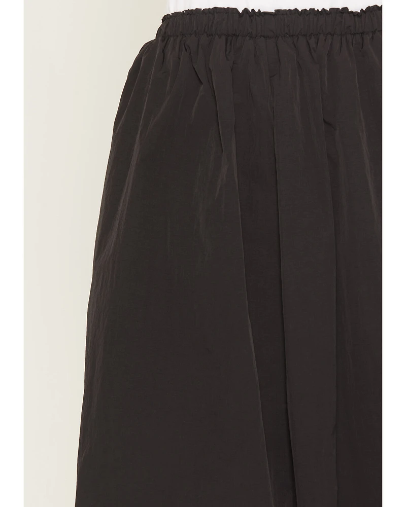 By Together Women's Bubble Midi Skirt