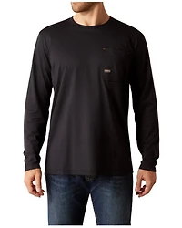 Ariat Men's Rebar Workman Chrome Skull Long Sleeve T-Shirt