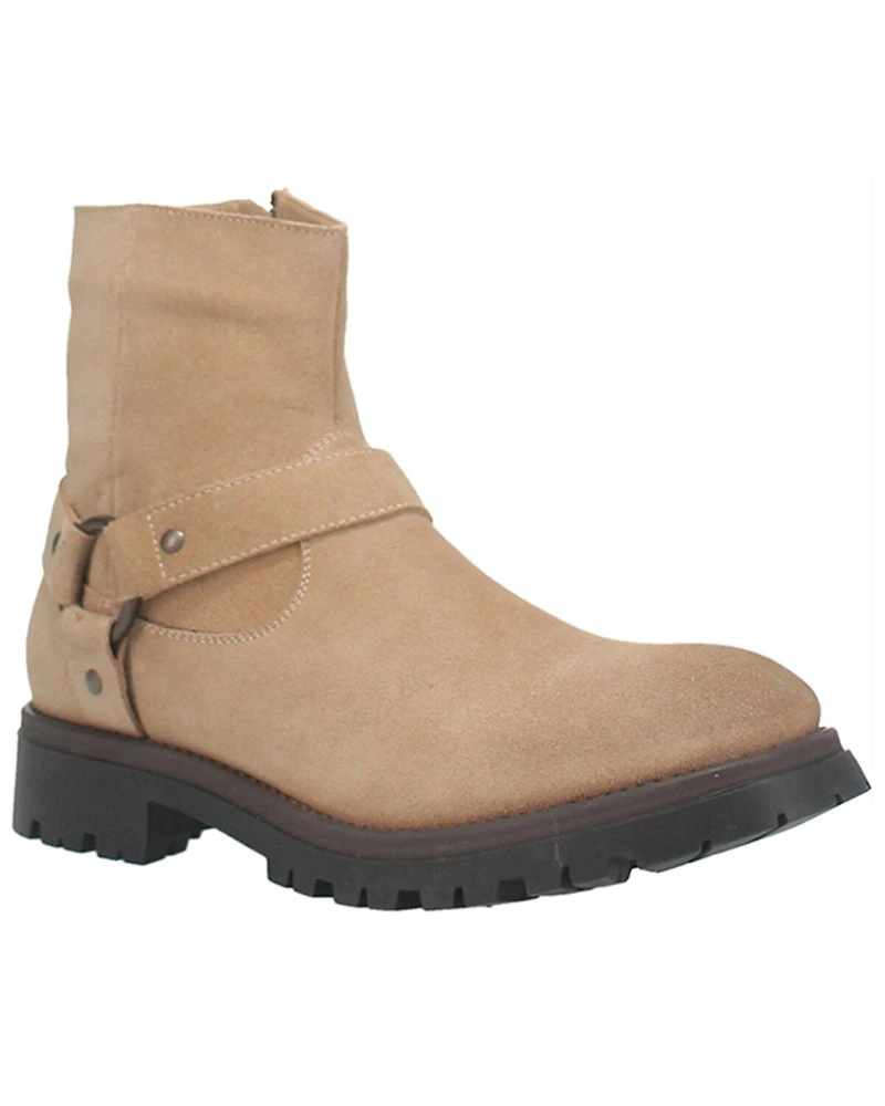 Dingo Men's Road Trip Ankle Boots - Round Toe