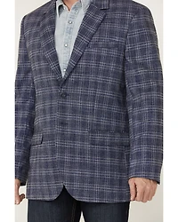 Rock & Roll Denim Men's Plaid Print Modern Fit Sportcoat
