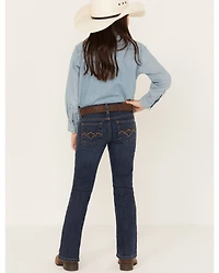 Shyanne Little Girls' Harrah Dark Wash Bootcut Jeans