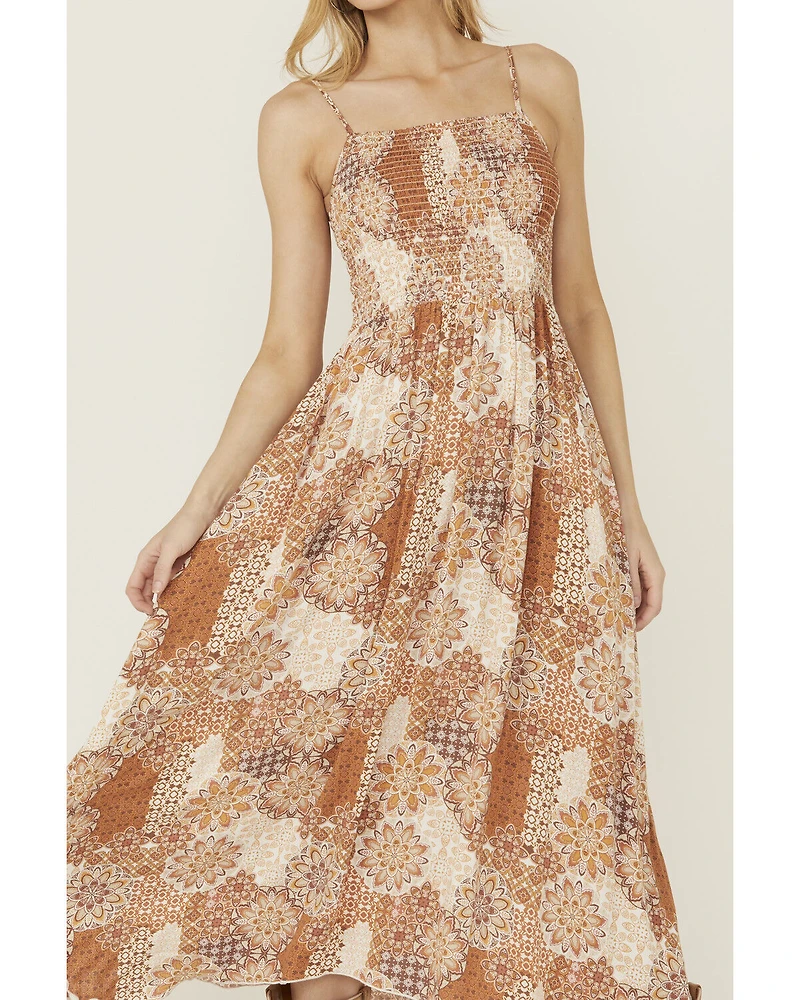 Wild Moss Women's Printed Midi Dress
