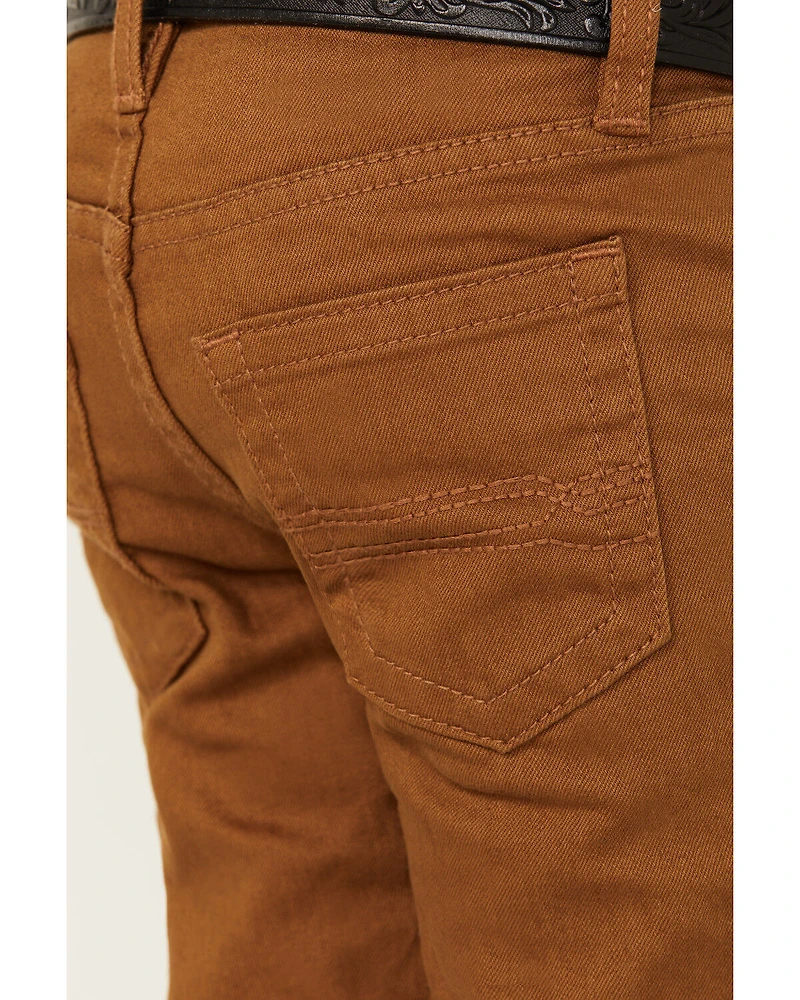 Cody James Little Boys' Rubber Slim Straight Stretch Jeans