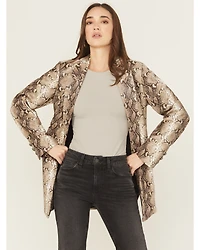 Ariat Women's Faux Snakeskin Embossed Blazer