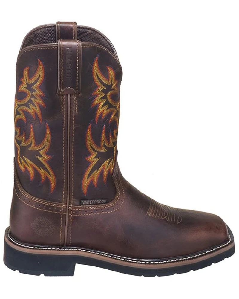 Justin Men's Driller Western Work Boots - Soft Toe