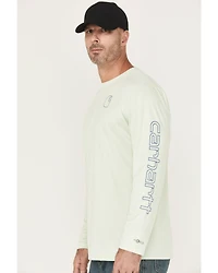 Carhartt Men's Force Sun Defender™ Lightweight Long Sleeve Hooded Graphic T-Shirt