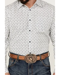 Gibson Trading Co Men's Flower Power Floral Print Long Sleeve Button-Down Western Shirt