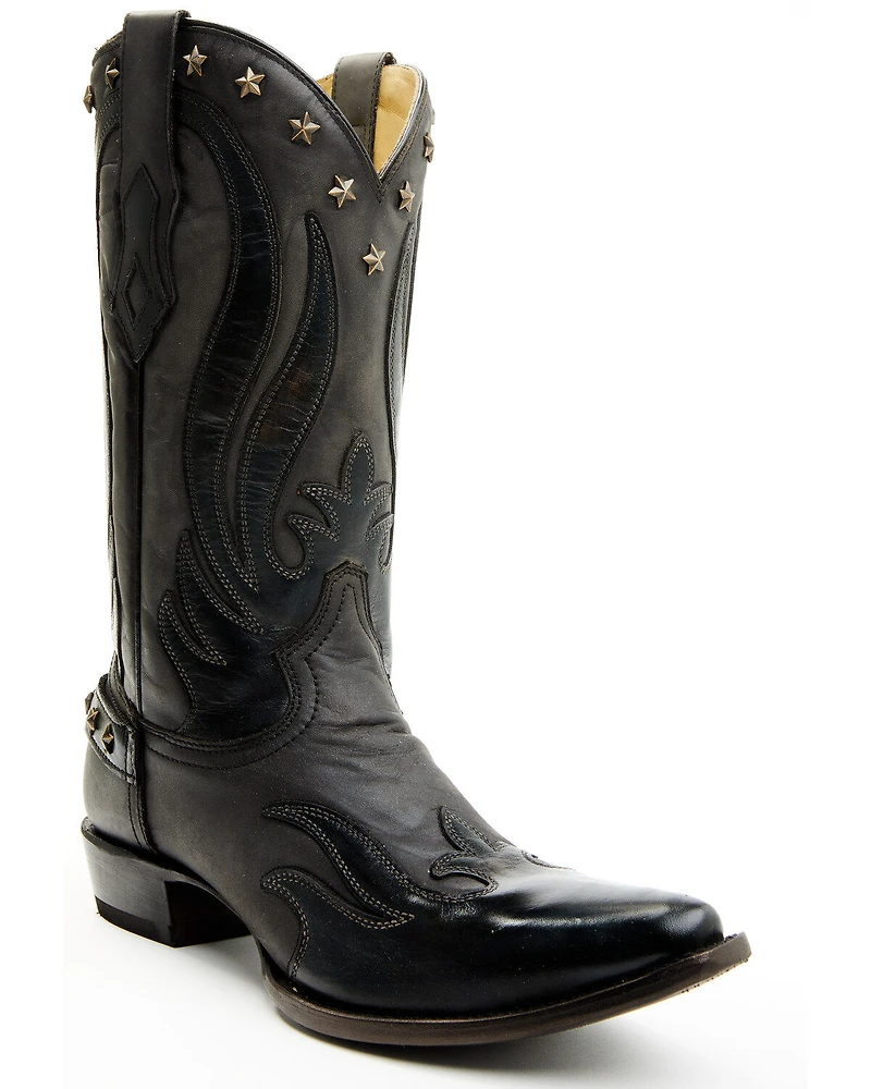 Corral Men's Embellished Overlay Western Boots - Snip Toe