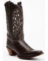 Laredo Women's Heart Angel Wing Cowboy Western Boot - Snip Toe