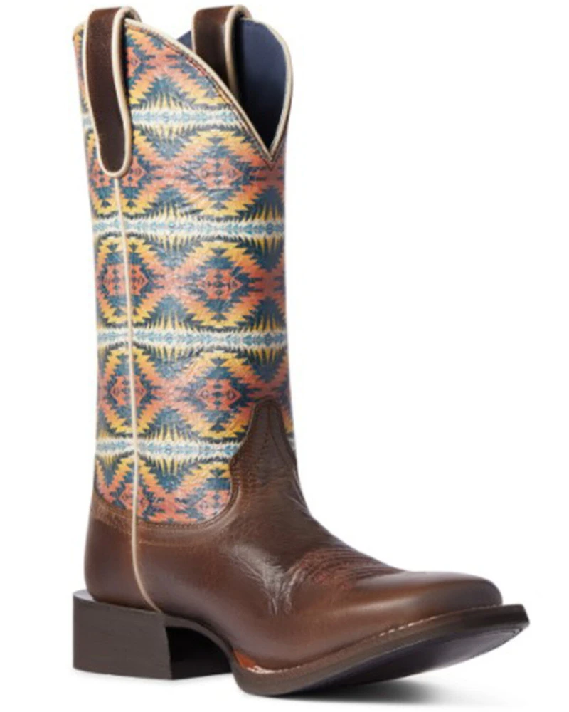 Ariat Women's Pendleton Circuit Savanna Performance Boots - Broad Square Toe
