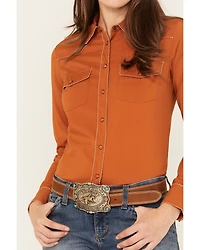 Shyanne Women's Long Sleeve Snap Vented Riding Shirt