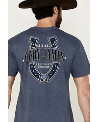 Cody James Men's Lucky Horseshoe Short Sleeve Graphic T-Shirt