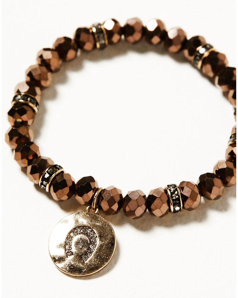 Shyanne Women's Summer Moon Antique Gold Bracelet Set - 3 Piece