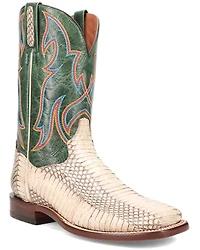 Dan Post Men's Exotic Snake Western Boots - Broad Square Toe