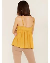 Cleo + Wolf Women's Knit Babydoll Tank Top