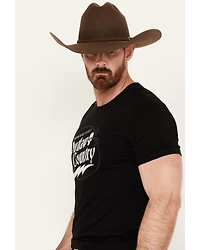 Moonshine Spirit Men's Country Bolt Short Sleeve Graphic T-Shirt