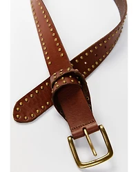 Cleo + Wolf Women's Studded Criss-Cross Keeper Vintage Belt