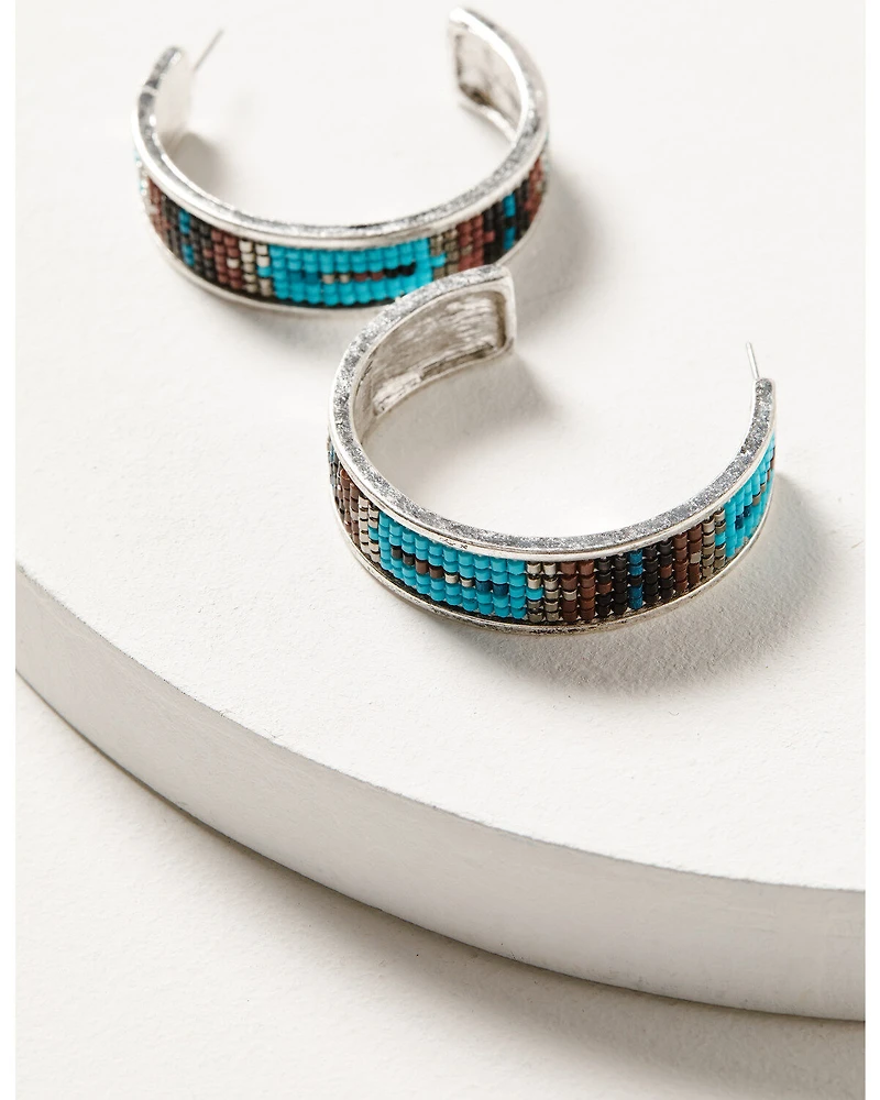 Idyllwind Women's Cheshire Beaded Hoop Earrings
