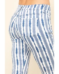 Billy T Women's Tie-Dye Bootcut Jeans