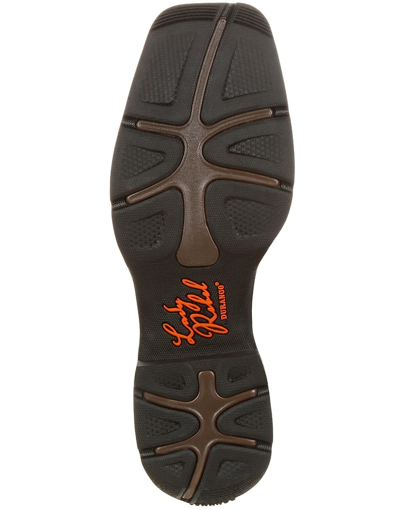 Durango Women's Rebel Waterproof Western Work Boots - Composite Toe