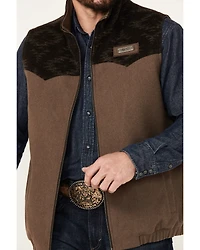 Cinch Men's Solid Twill Concealed Carry Zip Vest