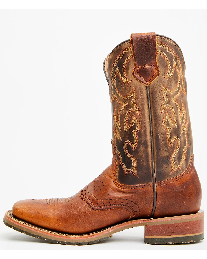 Double H Men's Boot Barn Exclusive 11" Domestic I.C.E™ Saddle Vamp Performance Western Boots - Broad Square Toe
