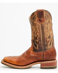 Double H Men's Boot Barn Exclusive 11" Domestic I.C.E™ Saddle Vamp Performance Western Boots - Broad Square Toe