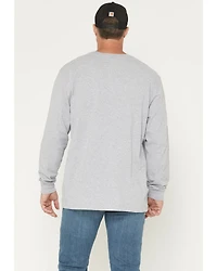 Carhartt Men's Logo Loose Fit Heavyweight Long Sleeve Graphic T-Shirt