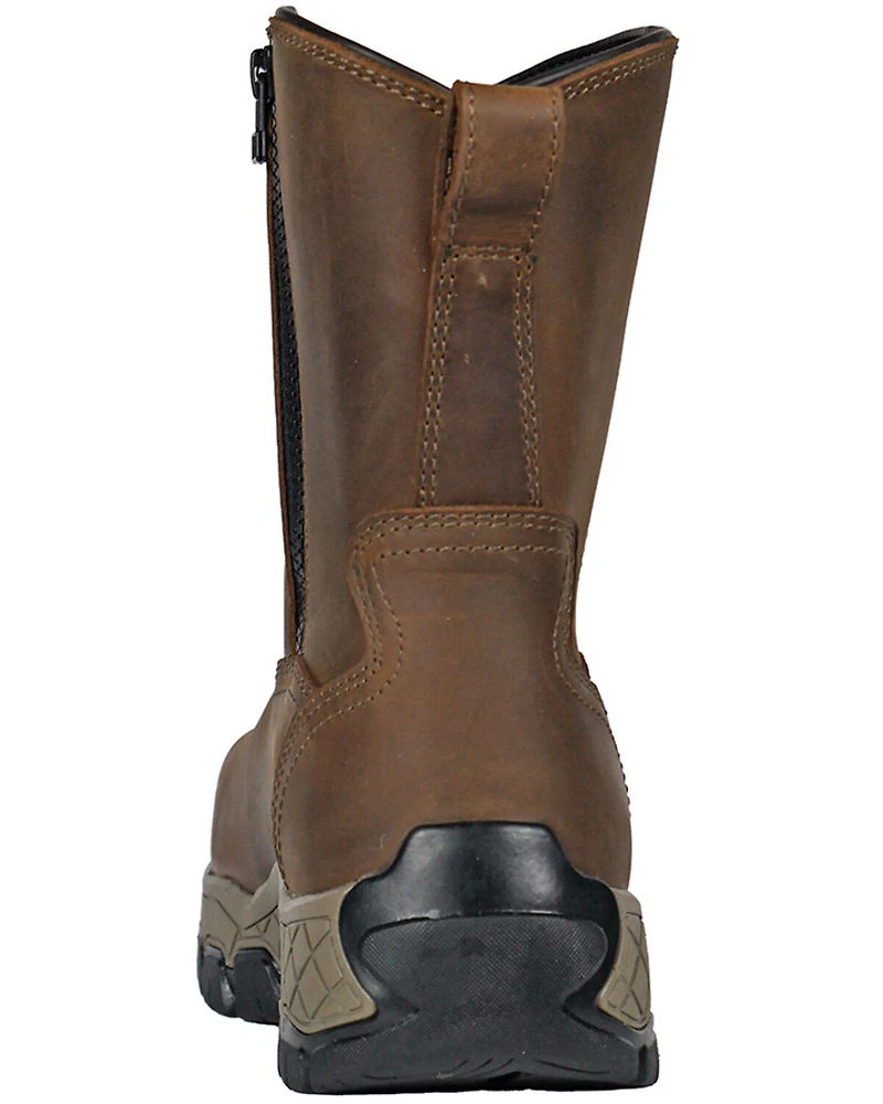 Hoss Men's 8" Waterproof Side-Zip Work Boots - Composite Toe