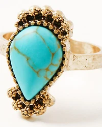 Shyanne Women's Summer Solstice Squash Blossom Ring Set - 5 Piece