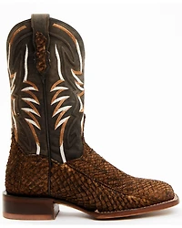 Dan Post Women's Exotic Seabass Western Boots - Broad Square Toe
