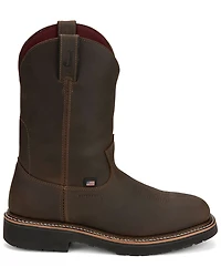 Justin Men's 11" Billings USA Waterproof Pull-On Work Boots - Steel Toe
