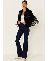 Scully Women's Fringe & Beaded Suede Jacket