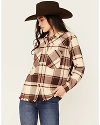 Cleo + Wolf Women's Dante Plaid Print Flannel Shirt