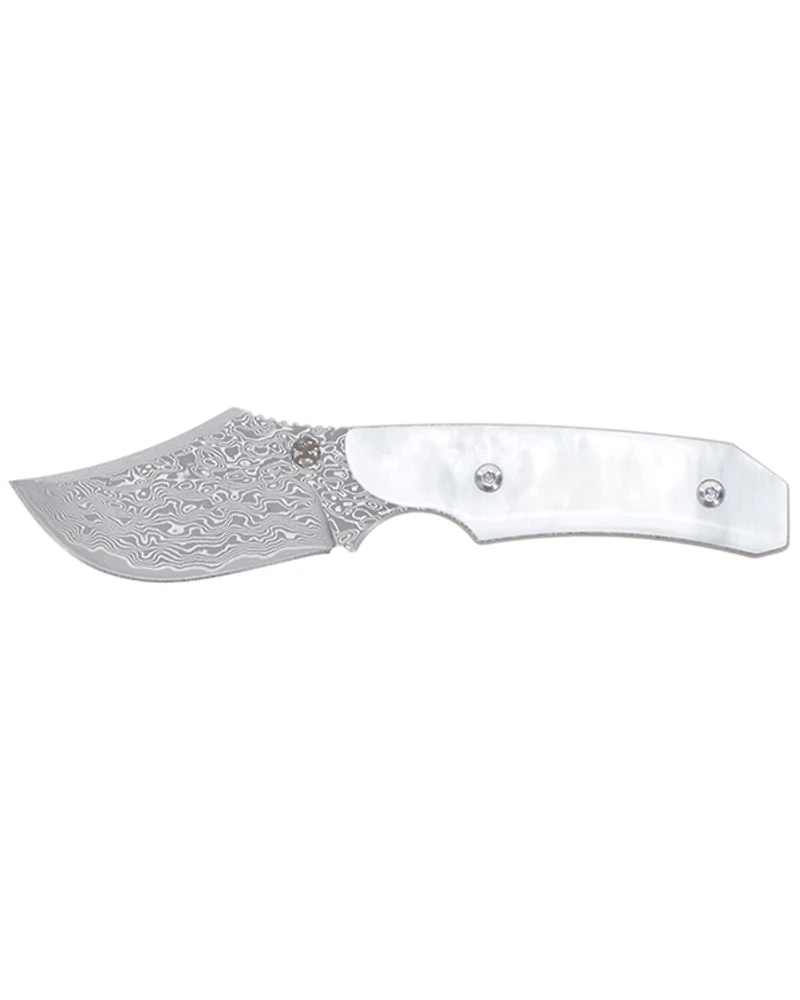 Hooey Domino Pearl Fixed Blade Skinner Knife