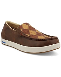 Twisted X Men's Exotic Ostrich Slip-On Ultralite X™ Casual Shoes - Moc Toe