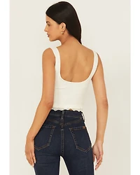Fornia Women's Lace Trim Tank Top