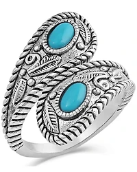Montana Silversmiths Women's Balancing The Whole World Turquoise Open Ring