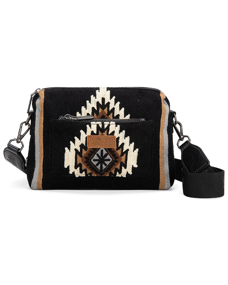 Wrangler Women's Daenery's Winter Southwestern Knitted Crossbody Bag