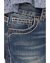 Shyanne Girls' Floral & Swirl Bootcut Jeans