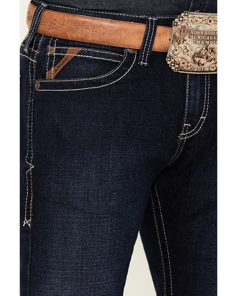 Ariat Men's M8 Ricardo Memphis Dark Wash Modern Slim Stretch Denim Jeans