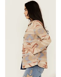 Idyllwind Women's Jenry Southwestern Print Oversized Shacket
