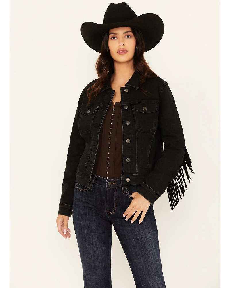 Idyllwind Women's Outlaw Fringe Trucker Jacket