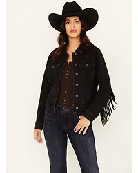 Idyllwind Women's Outlaw Fringe Trucker Jacket